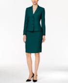 Le Suit Three-button Twill Skirt Suit