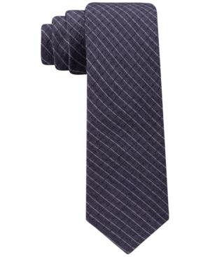 Calvin Klein Men's Cord Grid Slim Tie