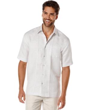 Cubavera Linen Texture Dobby Short-sleeve Shirt