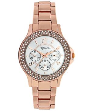 Style & Co. Watch, Women's Rose Gold-tone Bracelet Sc1273