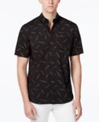 Wht Space Men's Feather-print Short-sleeve Shirt, Only At Macy's