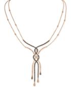 Le Vian Chocolatier Diamond Necklace (1-1/2 Ct. T.w.) In 14k Rose Gold