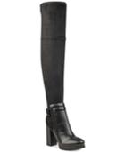 Guess Women's Sleek Over-the-knee Lug Boots Women's Shoes