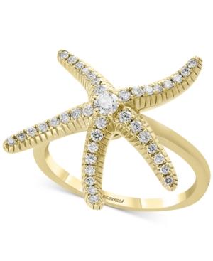 Effy Diamond Starfish Statement Ring (1/3 Ct. T.w.) In 14k Gold