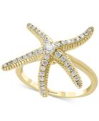 Effy Diamond Starfish Statement Ring (1/3 Ct. T.w.) In 14k Gold