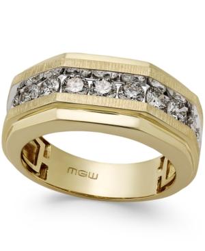 Men's Diamond Octagonal Ring (1-3/4 Ct. T.w.) In 10k Gold