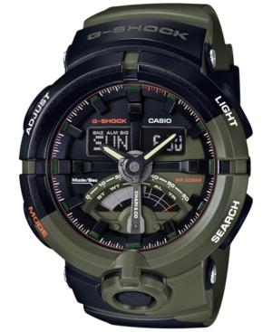 G-shock Men's Analog-digital Chari & Co. Black/green Resin Strap Watch 49mm Ga500k-3a - Limited Edition