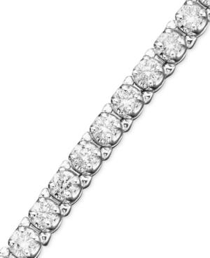 Diamond Bracelet, 14k White Gold Certified Diamond (5 Ct. T.w.)