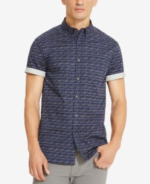 Kenneth Cole Reaction Men's Gravel-print Shirt