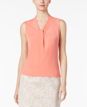 Calvin Klein Twist-neck Shell