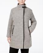 Calvin Klein Plus Size Asymmetrical Funnel-collar Walker Coat