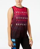 Energie Active Juniors' Deidre High-low Graphic Tank Top