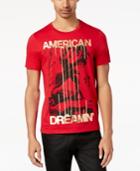 Guess Men's American Dreamin' Metallic-print T-shirt