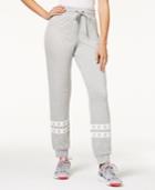 Material Girl Juniors' Printed Jogger Pants, Created For Macy's