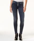Hudson Jeans Krista Button-fly Dark Skies Wash Skinny Jeans