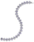 Tanzanite Tennis Bracelet (10 Ct. T.w.) In Sterling Silver, Created For Macy's