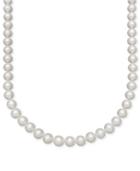 Belle De Mer Pearl Necklace, 14k Gold Aaa Cultured Freshwater Pearl Strand (8-1/2-9-1/2mm)