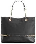 Tommy Hilfiger Cassidy Nylon & Faux Leather Chain-link Tote