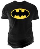 Men's Dc Comics Basic Batman Logo Graphic-print T-shirt From Changes