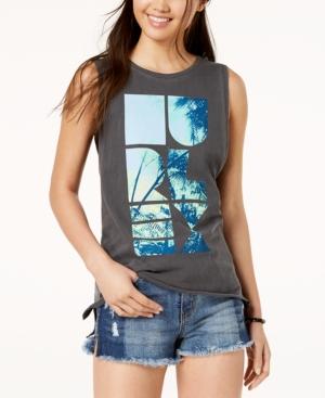 Hurley Juniors' Shapely Wash Biker Cotton Tank Top