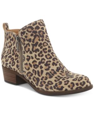 Lucky Brand Women's Basel Leopard Print Booties, Created For Macy's Women's Shoes