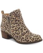 Lucky Brand Women's Basel Leopard Print Booties, Created For Macy's Women's Shoes