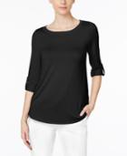 Cable & Gauge Tab-sleeve Top