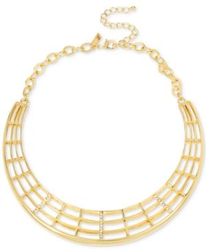 M. Haskell For Inc Gold-tone Openwork Collar Necklace, Only At Macy's