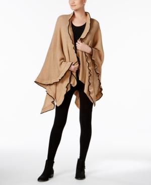 Charter Club Border Ruffle Cape, Created For Macy's