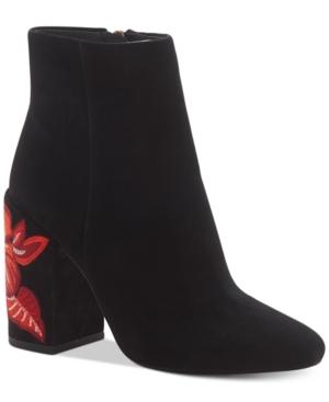 Jessica Simpson Wazlin Block-heel Booties Women's Shoes