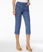 Style & Co Printed Capri Pants, Only At Macy's