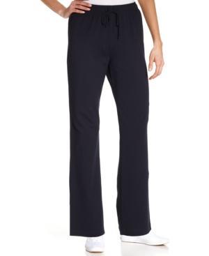 Karen Scott Straight-leg Pull-on Pants