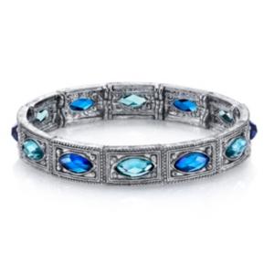 2028 Silver-tone Blue Bracelet
