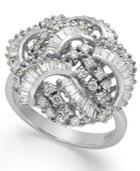 Classique By Effy Diamond Swirl Ring (1-1/2 Ct. T.w.) In 14k White Gold
