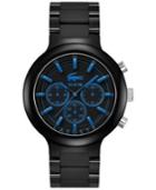 Lacoste Men's Chronograph Borneo Black Resin Composite Material Bracelet Watch 44mm 2010772