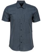 Volcom Men's Everett Mini-check Short-sleeve Shirt