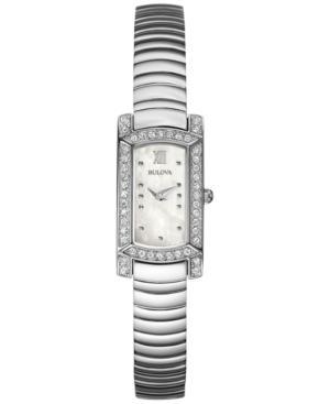 Bulova Women's Stainless Steel Bracelet Watch 18x15mm 96l207 - A Macy's Exclusive