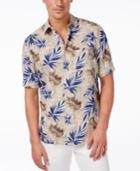 Tasso Elba Men's Patchwork Leaf Print Short-sleeve Shirt