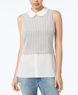 Maison Jules Layered-look Shirt, Created For Macy's