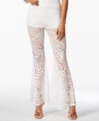 Material Girl Juniors' Lace Flare-leg Pants, Only At Macy's