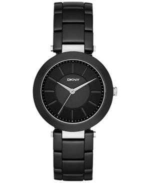 Dkny Women's Stanhope Black Ceramic Bracelet Watch 36mm Ny2292