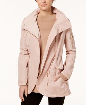French Connection Asymmetrical Cinched-waist Anorak