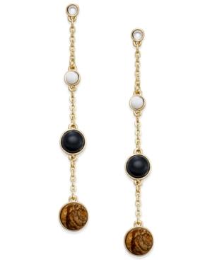 Danielle Nicole Gold-tone Wanderlust Drop Earrings