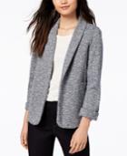 Maison Jules Marled Knit Blazer, Created For Macy's