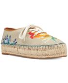 Nine West Guinup Lace-up Espadrilles Women's Shoes