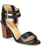 Report Phoebe Two-piece Block-heel Sandals Women's Shoes