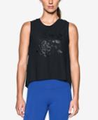 Under Armour Breathe Floral-print High-low Tank Top