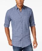 John Ashford Men's Long-sleeve Check Shirt, Only At Macy's