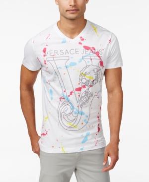 Versace Jeans Multi-color Splatter T-shirt
