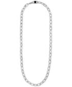 Vince Camuto Silver-tone Oval Link Long Length Necklace